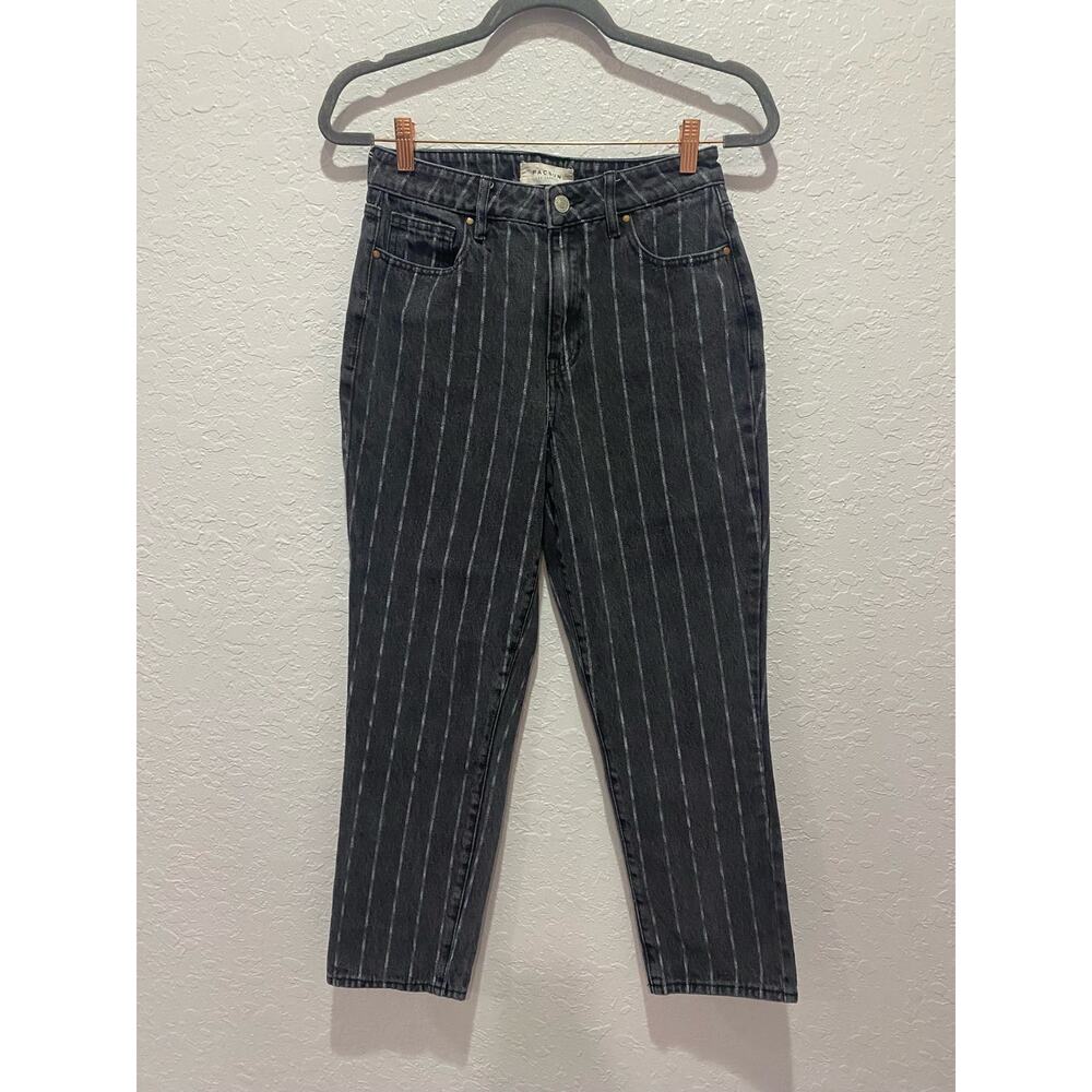 Pacsun Striped Straight Leg Mom Jeans Size 27